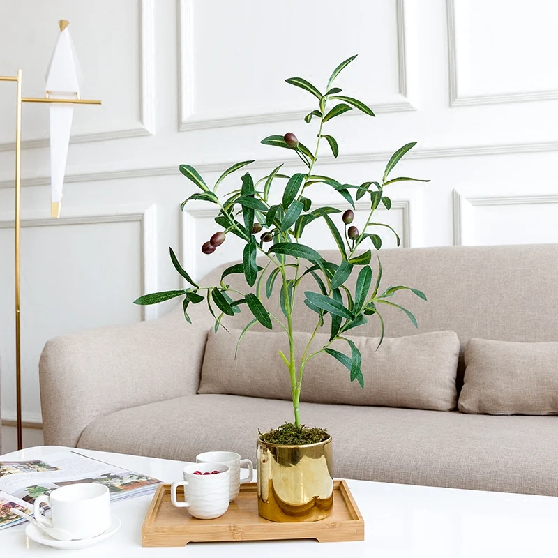 искусственные цветы для декора fleurs séchées Nordic моделирование завод Крытый