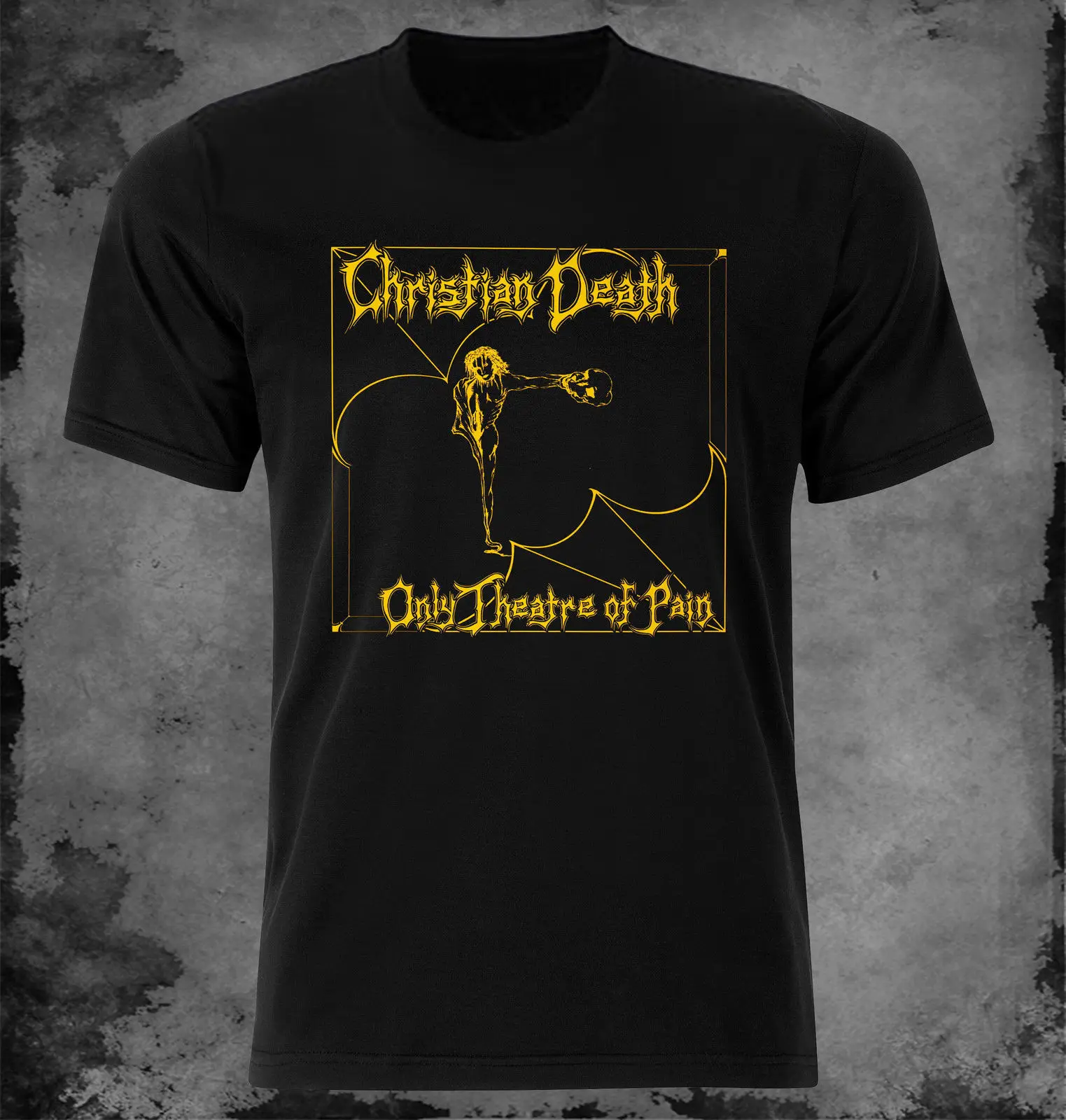 Футболка с принтом Christian Death Only theater of pain XS S M L XL XXL футболка в стиле хип хоп новые