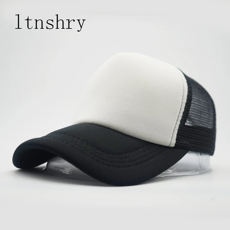 

Simple Summer Fashion Baseball Cap Trucker Caps Unisex Cotton Mash hats Snapback