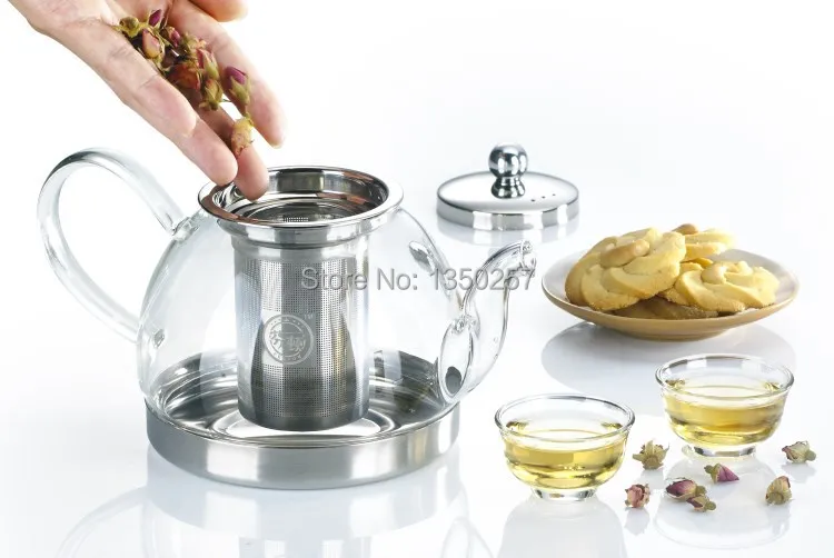 Induction Cooker Coffee Tea Maker Sets Tea Pot 900ML Electric Stove Oven Stainless Steel Borosilicate Glass