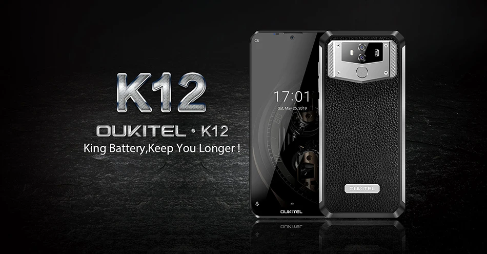 OUKITEL K12 6,3 ''Капля воды 1080*2340 6GB 64GB Android 9,0 смартфон Face ID 10000mAh 5 V/6A Быстрая зарядка OTG NFC мобильный телефон