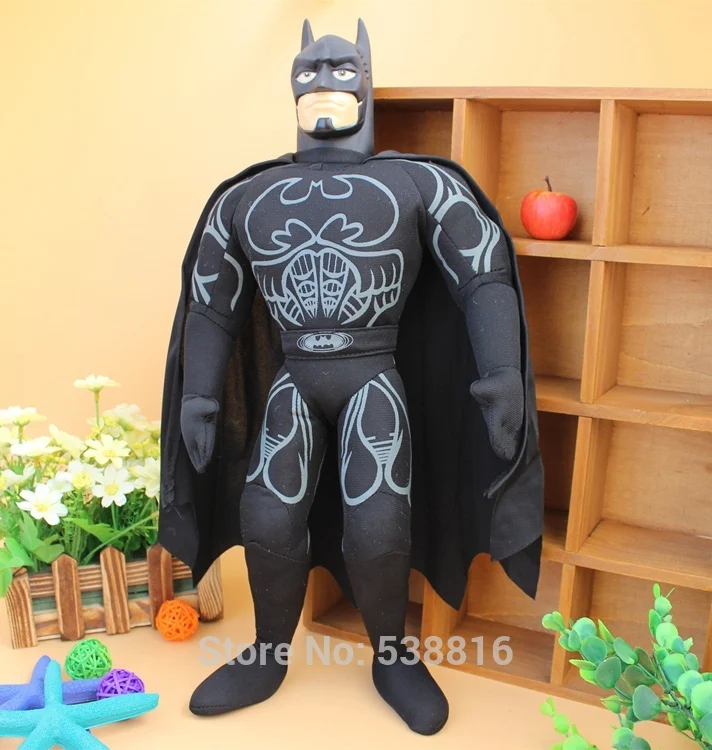 Новая плюшевая игрушка Бэтмен Фильмы и ТВ мягкие куклы животных 45 см/18 ''классическая игрушка детский подарок Розничная