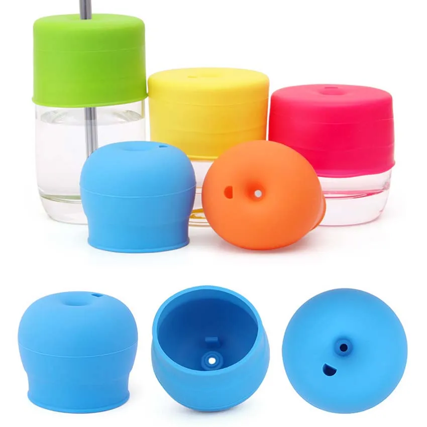 Надёжный безопасный умный дизайн мягкий силиконовый соломенная крышка крышки для детских бутылок чашки