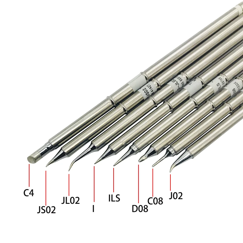 T12 Soldering Solder Iron Tips T12 Series Iron Tip For Hakko FX951 STC AND STM32 OLED Soldering Station Electric Soldering Iron electric welding