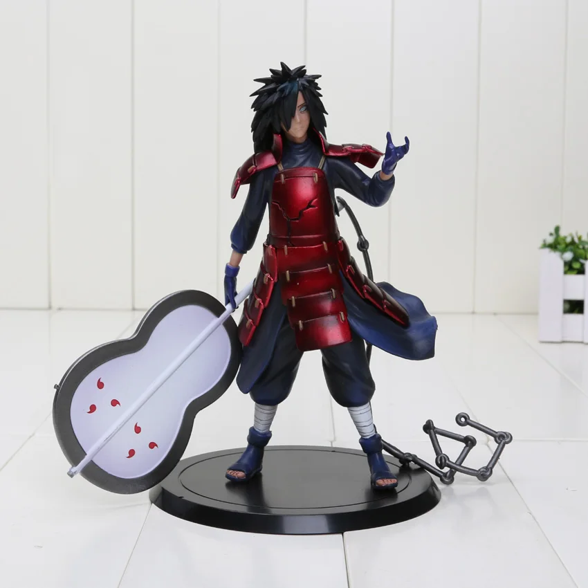 

New Nice 17cm Anime Cartoon Naruto Uchiha Madara Pvc Action Figure Collectible Model Toy