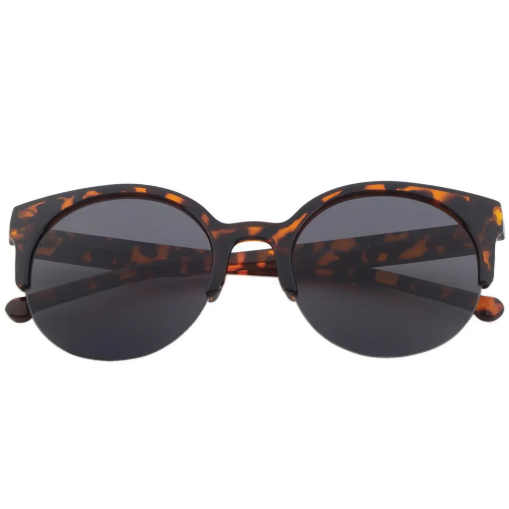

Fashion Unisex Retro Round Circle Frame Semi-rimless Sunglasses Eyewear Summer Sunglass Outdoor Men Women Sunglasses 2018 oculos