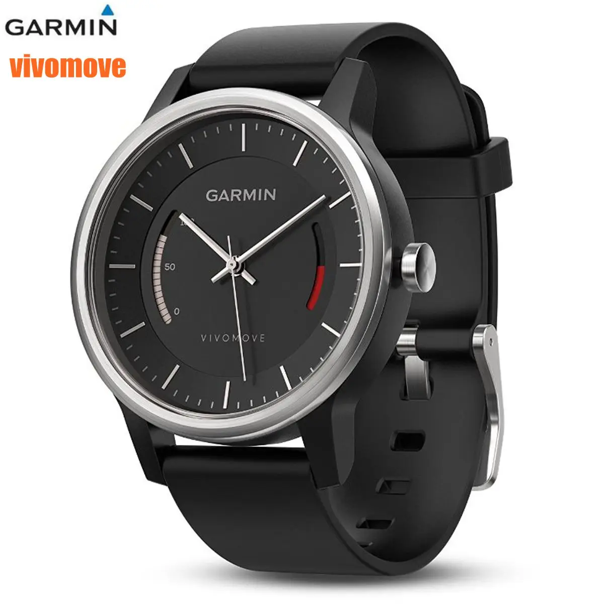 Garmin Vivomove Smartwatch Bluetooth Waterproof Sleep Monitor Sedentary Reminder Goal Setting Progress Bar Wristband Android IOS |