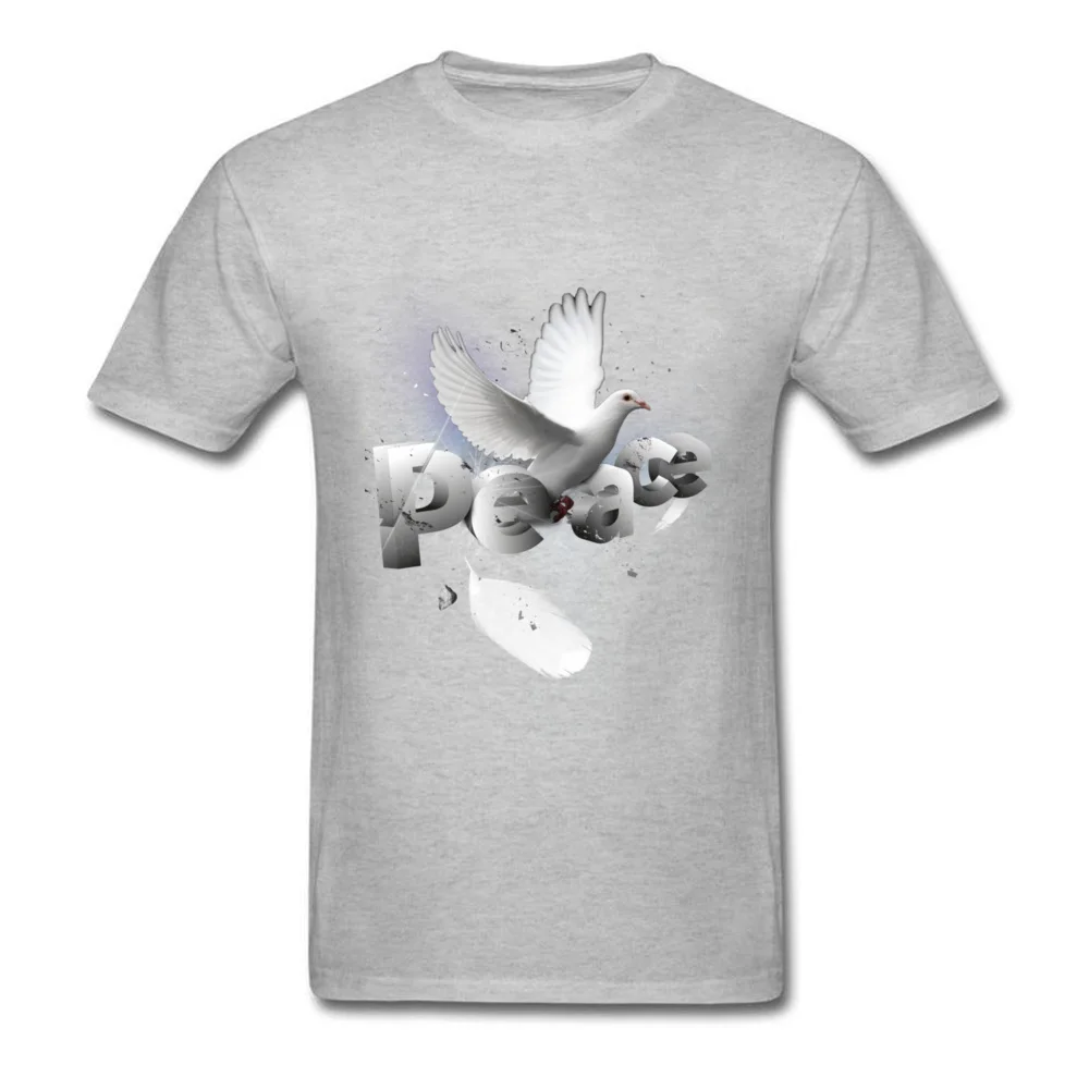 Shattered Peace Latest Summer Tees Round Neck Mother Day 100% Cotton Short Sleeve T-shirts for Men Cool Tee Shirts Shattered Peace grey