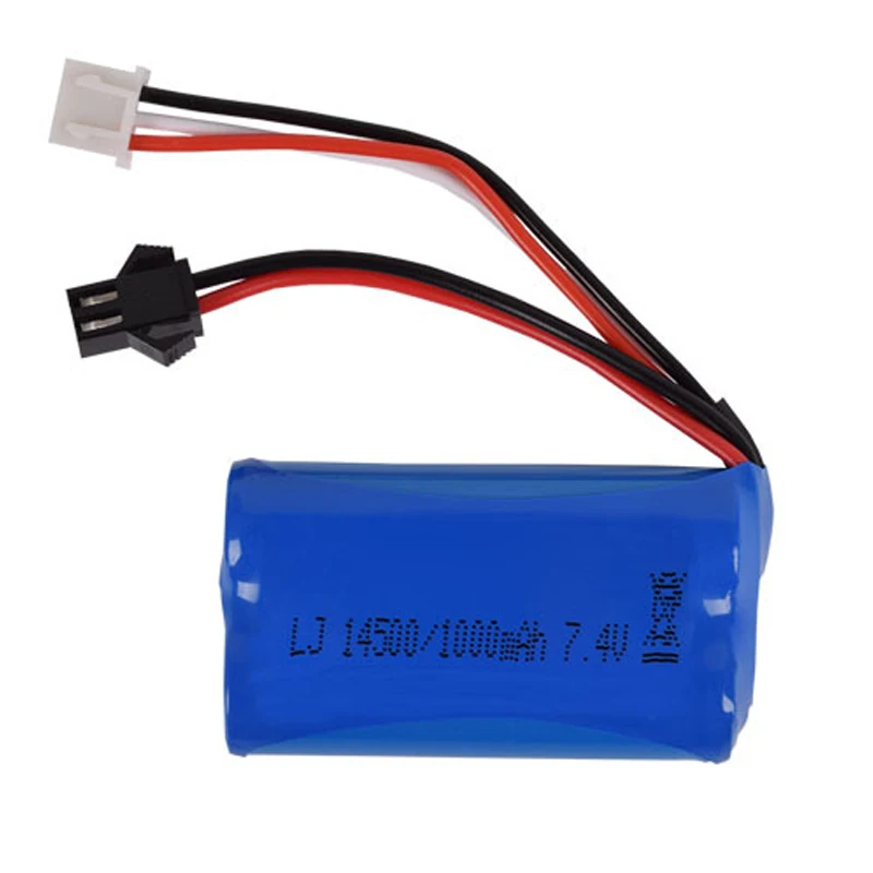 Buy 7.4v 1000mah 14500 Li ion Battery RC toys SM 2P