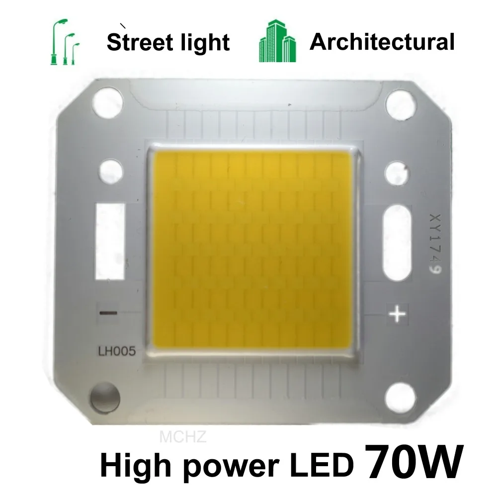 

1pcs White / Warm White 50W 70W LED light Chip DC 30V COB Integrated LED lamp Chip DIY Floodlight Spotlight Bulb