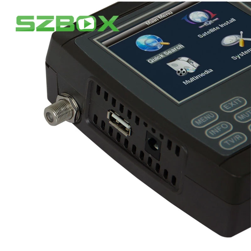 SZBOX satlink ws-6950 3,5 дюймов TFT ЖК-экран спутниковый искатель dvb-s ws6950 sat finder mepg2 метр satlink 6950 цифровой сигнал