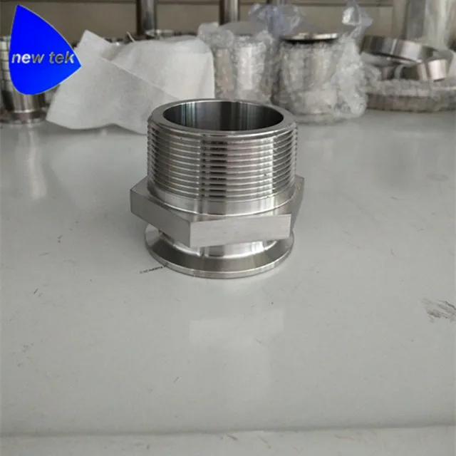 

2in. Male NPT to 2in. Tri Clamp Adapter SS304 Stainless Tri Clover MPT Adapter