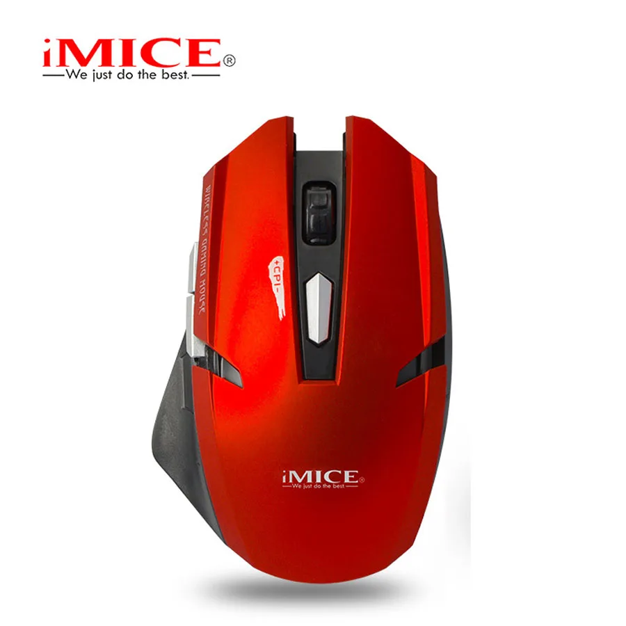 20 шт./лот, DHL, iMice E-1700, Беспроводная оптическая игровая мышь, USB компьютерная мышь с приемником 2,4G, 6 кнопок, мыши