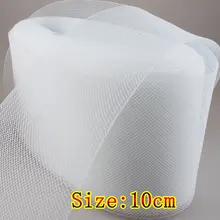 "(10 см) Плоский Жесткий Гладкий Crins лошадь коса для женщин шляпа сетка 100 Ярд/лот#2 цвета