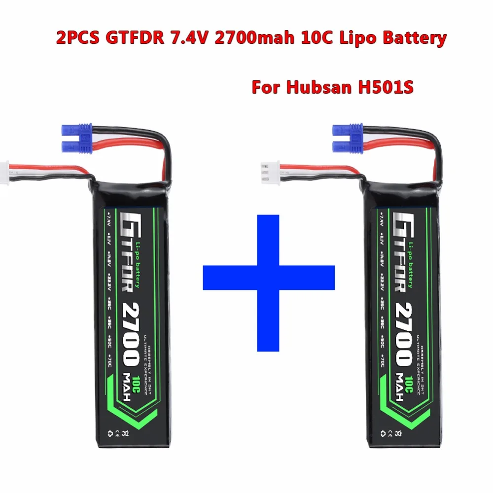 GTFDR POWER Hubsan батарея 7 4 В 2700 мАч 10C H501S-14 для H501S H501C Pro X4 RC Quadcopter запасные части |