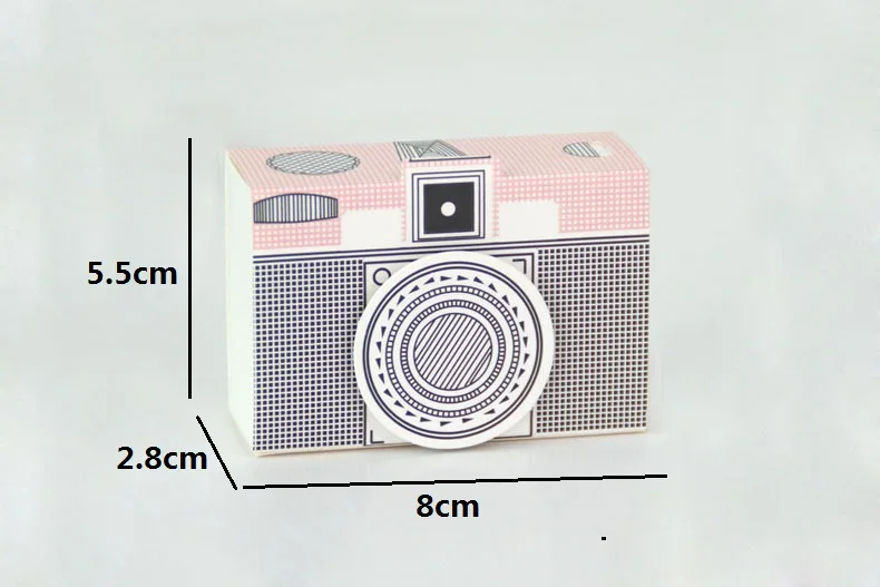 Newest Camera Style Paper Candy Boxes Wedding Favor Gift Box Baby Shower Favors Birthday Party Supplies Decorations (3)