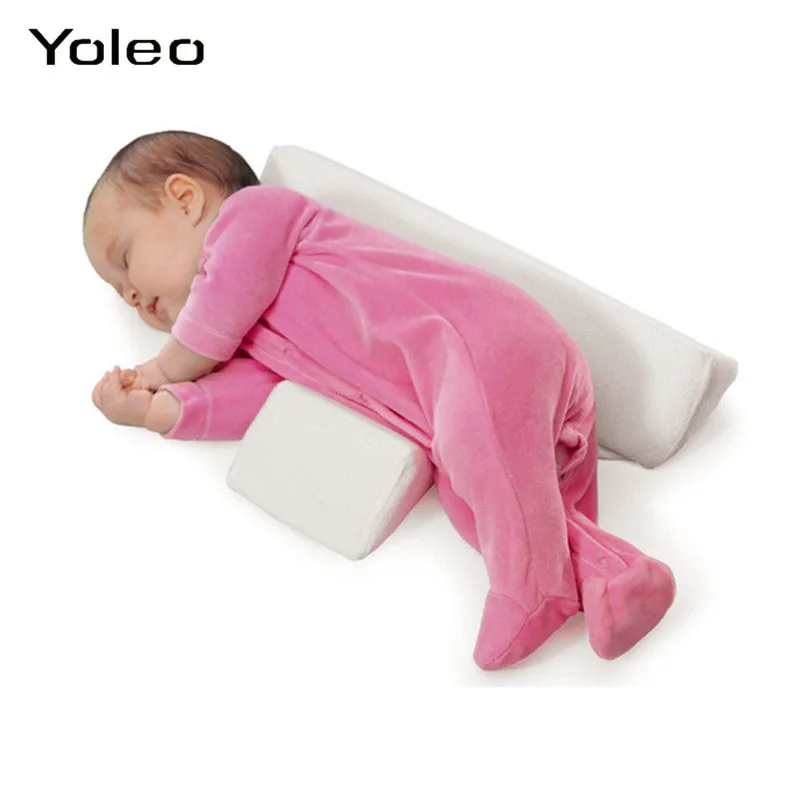 Travesseiro para 0-6 Bebê Recém-nascido Shaping Travesseiro Anti-rollover Lado Dormir Triângulo Infantil Posicionamento Meses 7 Cheap Travesseiro
