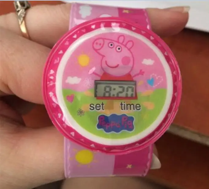 

hot sell Cartoon brid slap kids children boy wrist watch silicone jelly sports watch 17