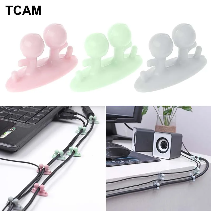 8Pcs/Packages Wire Holder Line Fixer Car Charge Cable Organizer With