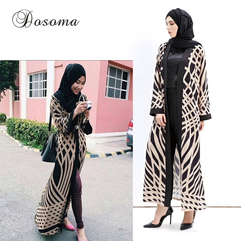 Fashion Islamic Muslim Pattern Maxi 