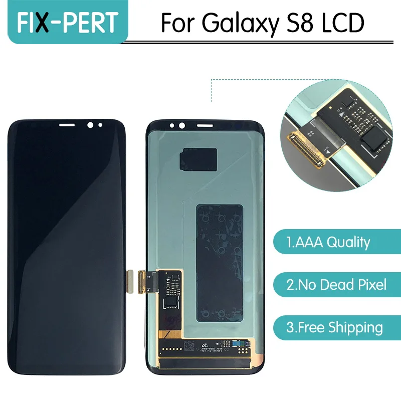 

For Samsung S8 S8 Plus G950 G950f G955 G955U Original Lcd Display Touch Screen with frame Digitizer Assembly 100% tested Working