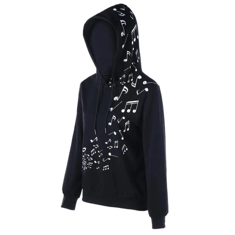 Musical Note Print Sweatshirt (2)