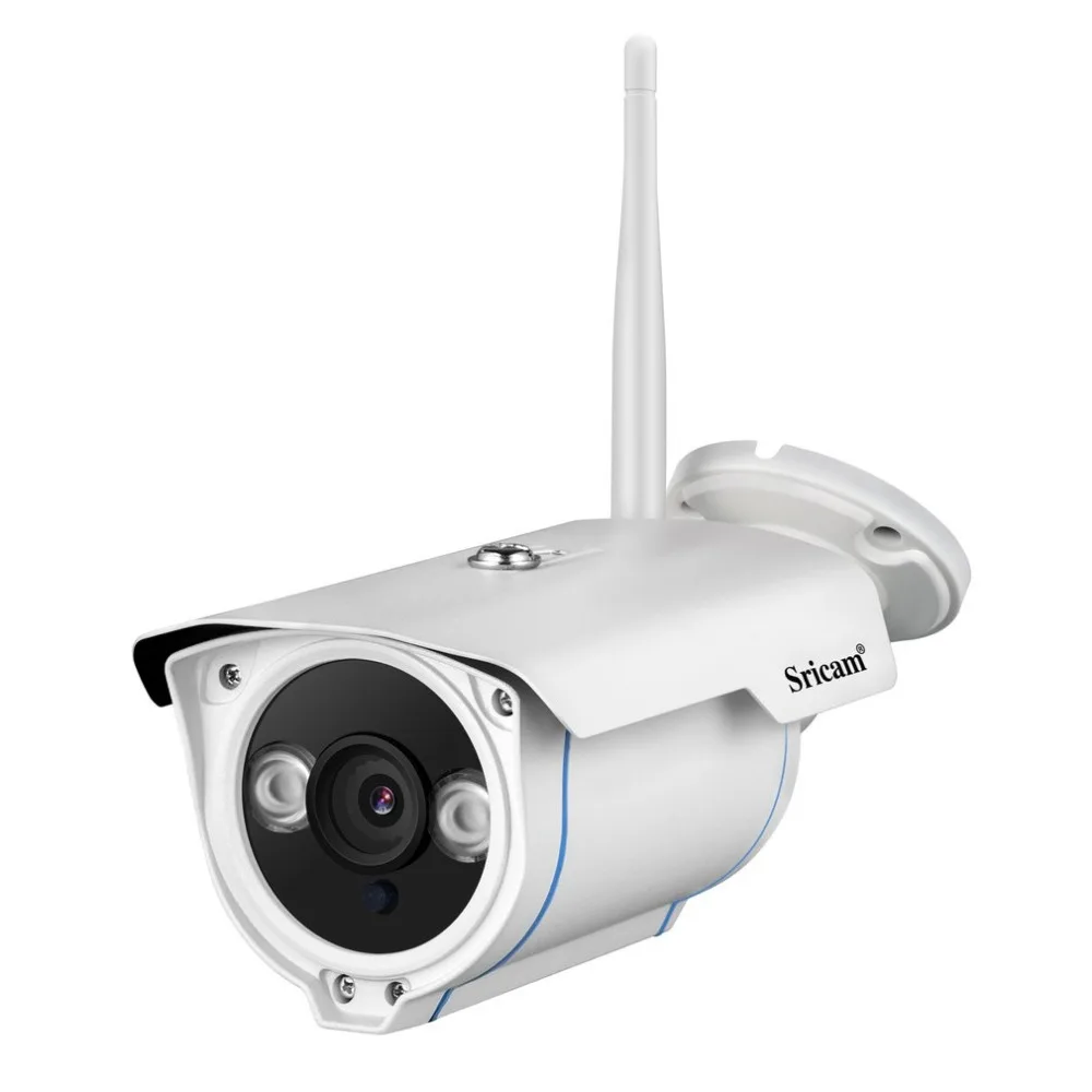 

Sricam SP007 HD 720 IP Camera wireless WIFI 2.4 P2P Onvif SD Card Outdoor Waterproof IP Cam Night Version IR Cut