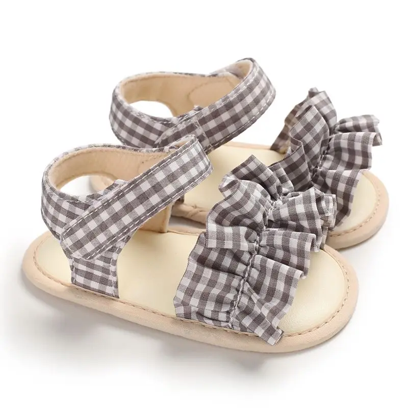 Обувь для новорожденных; сезон осень-весна; кружевная обувь для маленьких девочек; обувь для малышей; модная обувь принцессы с мягкой подошвой для девочек - Цвет: A4
