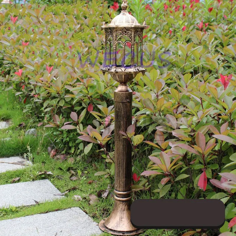 Lâmpada do Gramado ao ar Luzes de Estrada Livre Moda Jardim Varanda Sutiã Iluminação Decorativa Quintal Tuinverlichting Villa Corredor Luz 5 outdoor lighting bollards