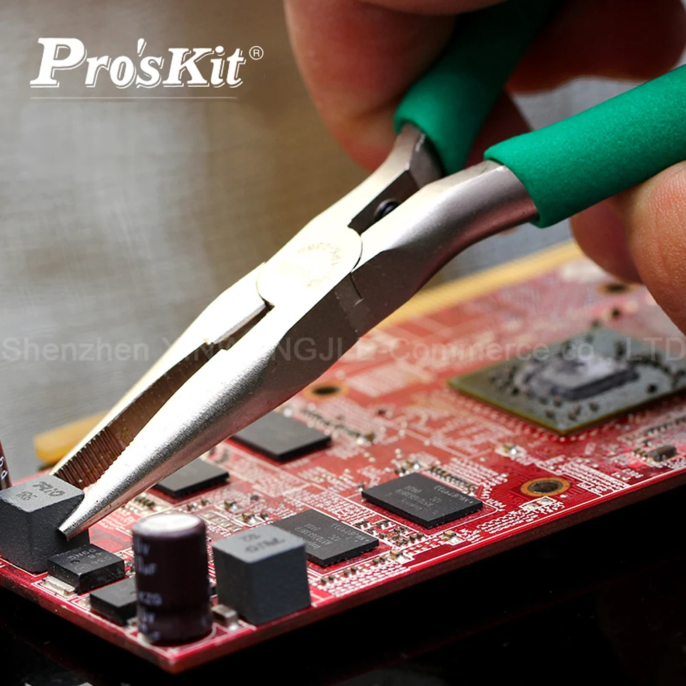 Pro'skit 1PK-301 мини-набор инструментов, домашний портфель, наборы ручных инструментов, пинцет, отвертка, наконечники, плоскогубцы, диагональные режущие плоскогубцы
