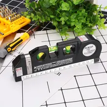 Лазерный уровень вертикальной линии измерения с выравниванием размера пузырьковый уровень горизонтальный