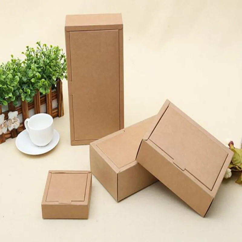 Крафт-коробки с обложкой свадебные подарочные коробки вечерние картонные коробки посылка 19011602