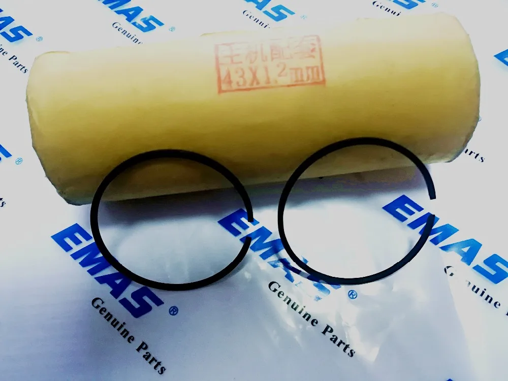 

10pcs piston ring 43MM * 1.2MM FITS ZENOAH G455 AVS 4500 45CC PISTON RING CHAIN SAW PARTS