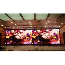 Крытый светодиодный настенный видеоэкран P3 SMD2121 литой алюминиевый шкаф 576*576 мм, светодиодный рекламный баннер дисплей панели