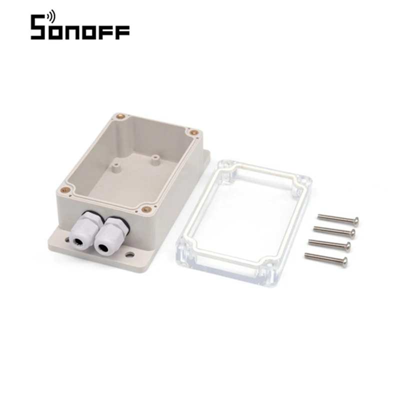 

SONOFF IP66 Waterproof Cover Case Junction Box for Sonoff Basic Wifi Switch/Sonoff pow dual Th10/16 Smart Home automation module