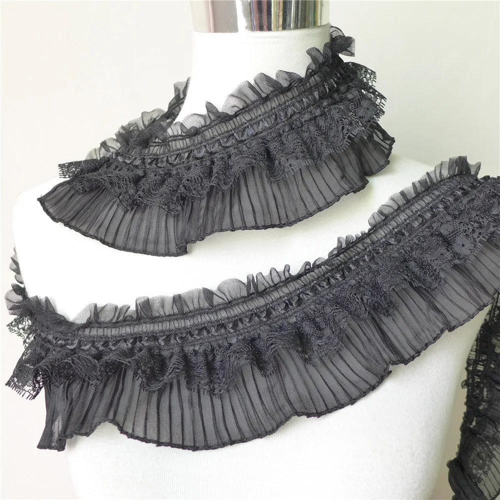 ruffled lace trim by the yard