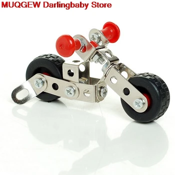MUQGEW DIY Simulation Motorcycles Manual Metal Assembled