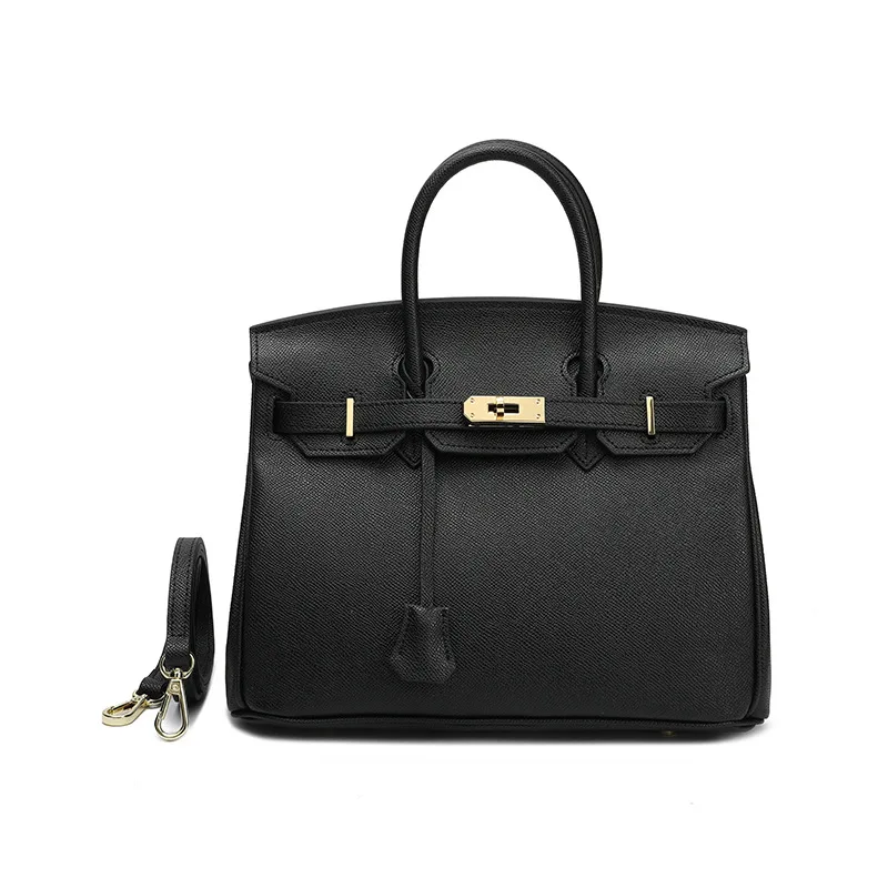 

New fashion leather one-shoulder slant span portable lady platinum bag