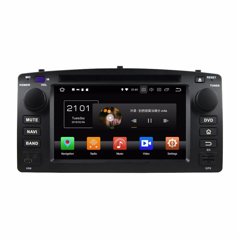 KLYDE 8 ядер 6 2 &quot2 Din Android 0 автомобильный dvd плеер для Toyota COROLLA 2004 стерео