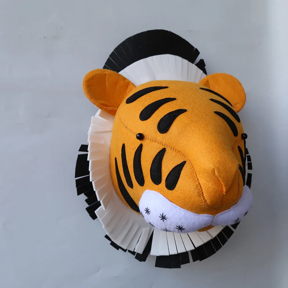 Голова Животного кролик Олень Медведь Лебедь лев тигр голова для украшение в детскую комнату детская спальня подвесной на стену Декор подарки игрушки