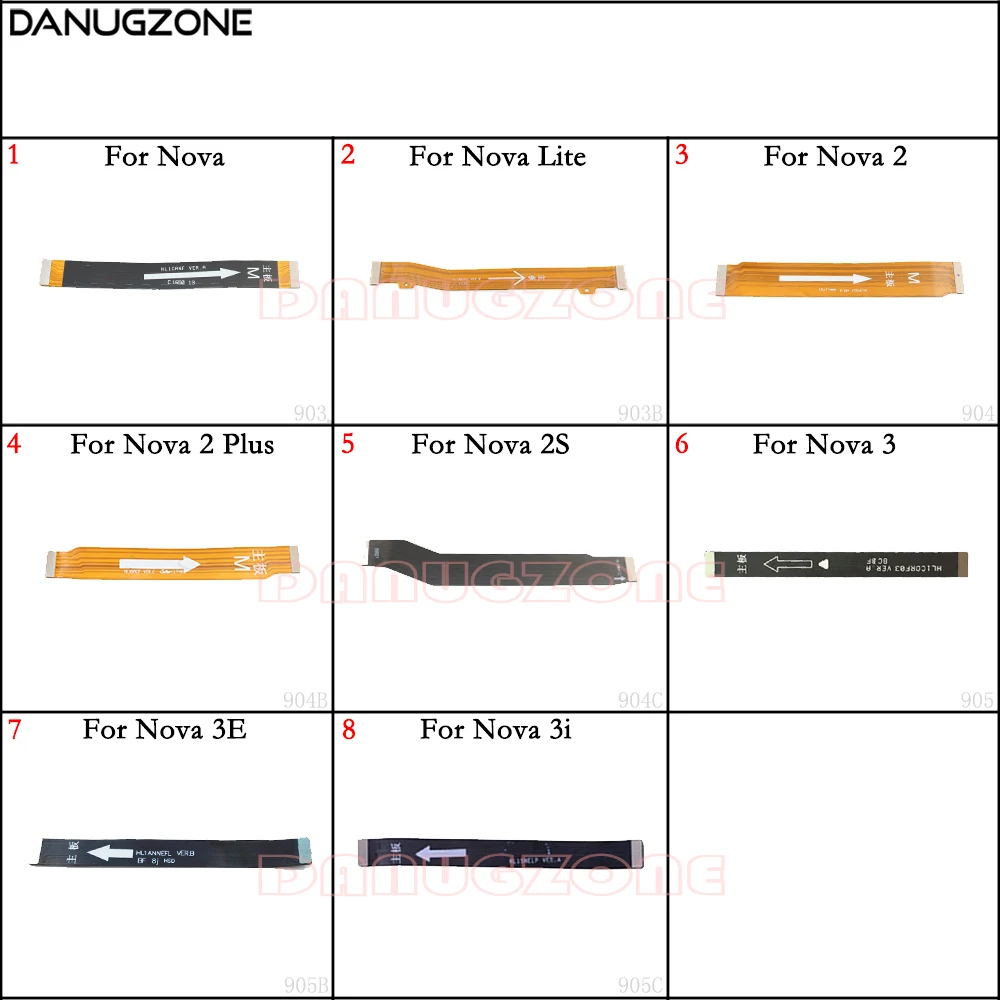 

Main Motherboard Connector LCD Display Flex Cable For Huawei Nova Lite / Nova 2 Plus 2S 3 3E 3i