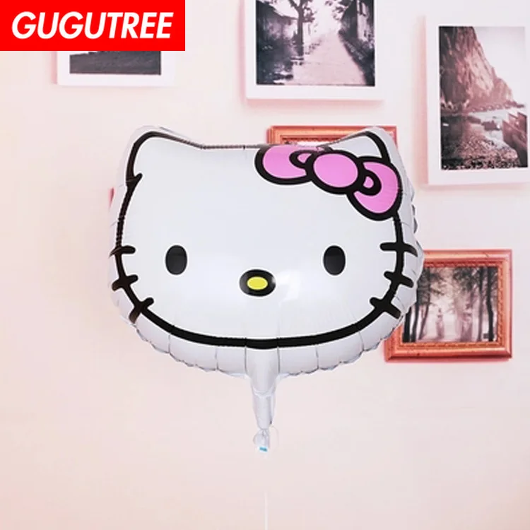 

GUGUTREE PARTY 18inch white cats foil ballon wedding event christmas halloween festival birthday party HY-300