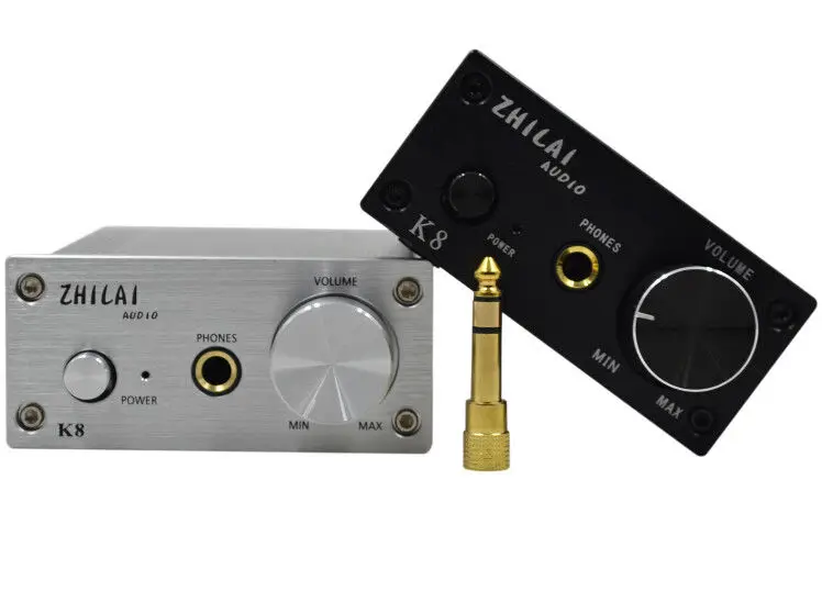 ZHILAI K8 Desktop HIFI Digital Headphone Amplifier TEA20258 Stereo Power Amp ZHILAI K8 Desktop HIFI Digital Headphone Amplifier TEA20258 Stereo Power Amp