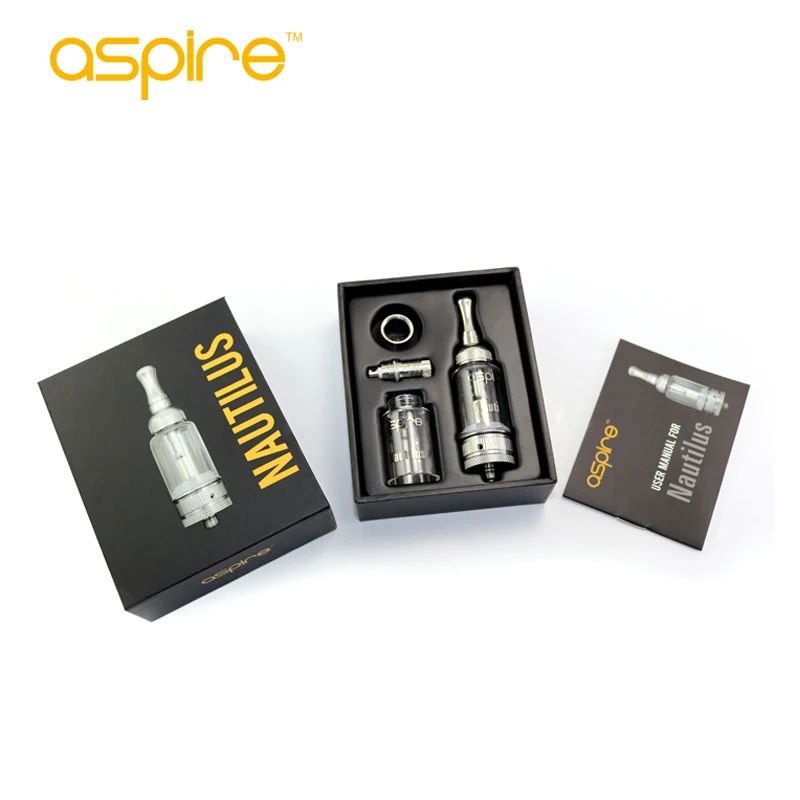 Nieuwste 5 ml aspire nautilus tank originele damp verstuiver aspire nautilus bvc verstuiver aspire nautilus spoelkoppen bvc verstuiver