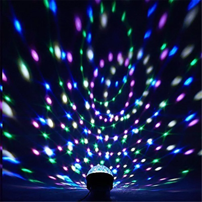 LumiParty MP3 RGB Хрустальный шар света DJ клуб паба Музыка LED диско сценический