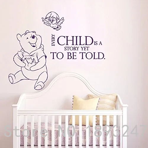 Online Whole Pooh Wall Art From China Animal Cartoon Winnie Pooh Tree Wall Stickers For Kids Rooms Boys Home Decor Decals