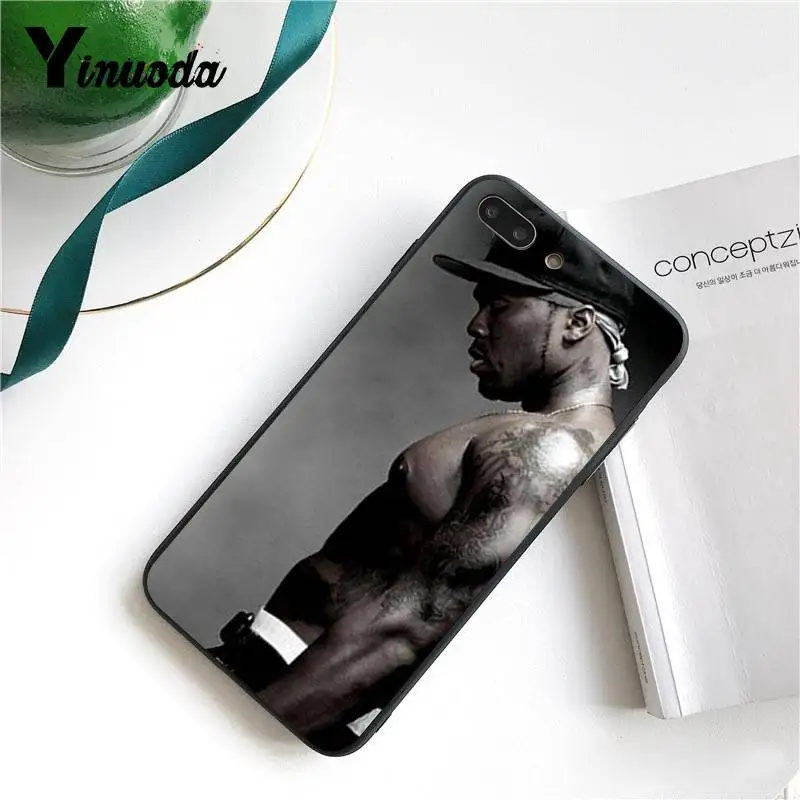 Yinuoda для iPhone 7 6 X Чехол 50 Cent Топ Дизайн чехол для телефона для iPhone 7 6X8 6s Plus 5 5S SE XR XS XSMAX чехол