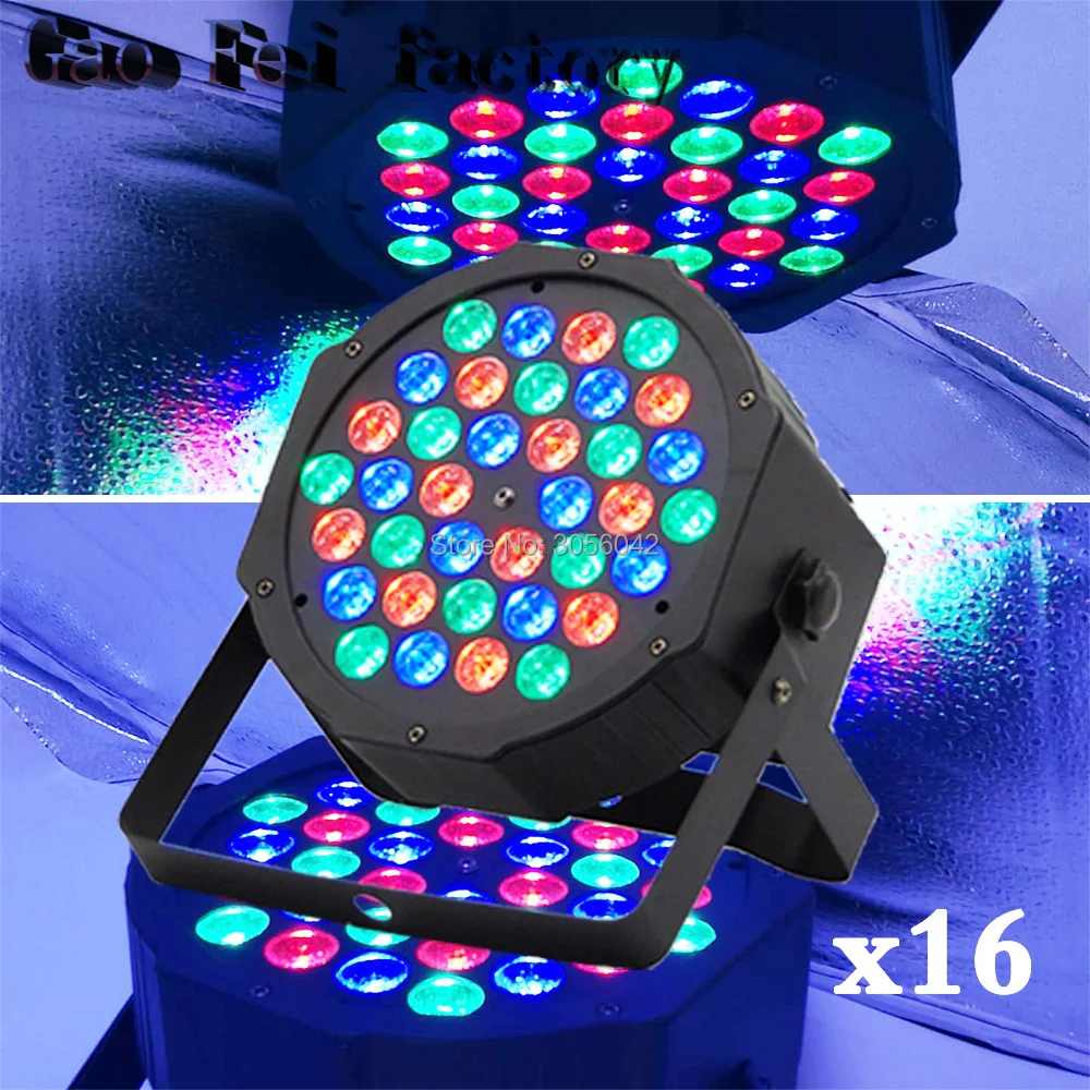 

36x3W Led Stage Light Par Light With DMX512 for disco DJ projector machine Party Decoration (16pcs/lot)