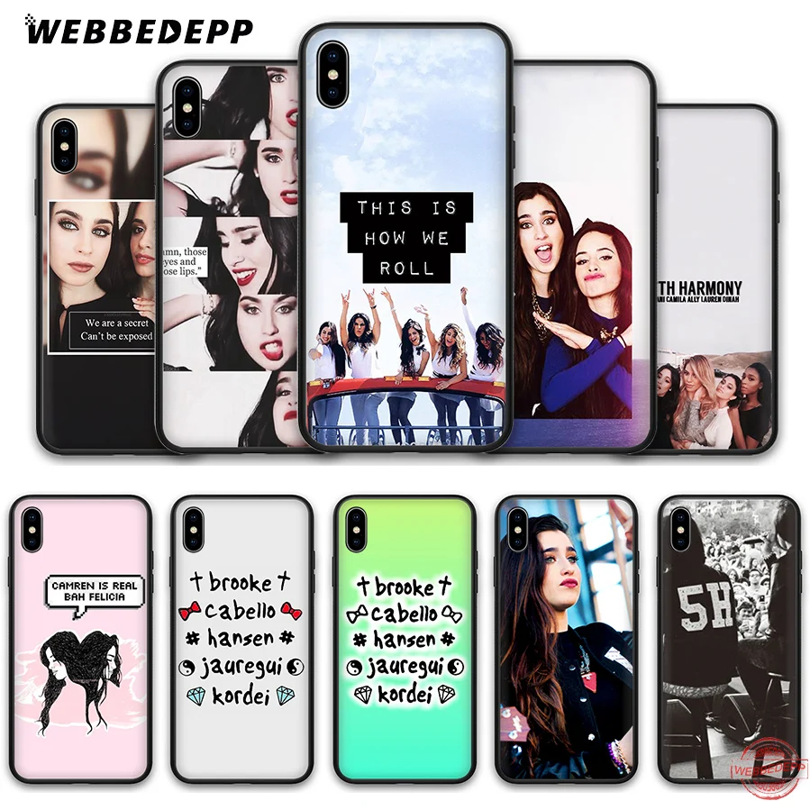 

WEBBEDEPP Fifth Harmony Lauren Jauregui Soft Silicone Case for iPhone 11 Pro XS Max XR X 8 7 6S Plus 5S SE 7Plus 11Pro Max Cases