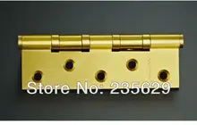 Free Shipping High Quality brass ball bearing hinge Hinges 5inch 3mm thickness Low Noise smooth and